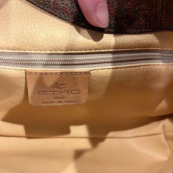 Etro Milano Pegasus Shoulder Bag EUC - Picture 11 of 12